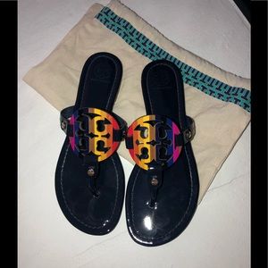 Tory Burch Navy Miller Sandal